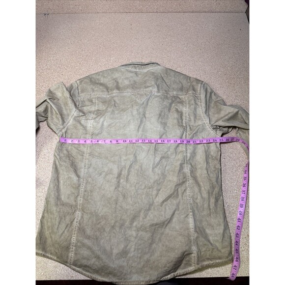 Scully Shirt Mens XXL Coffee Brown Cotton Western Turn Out Cuffs Western C3 - Picture 8 of 9